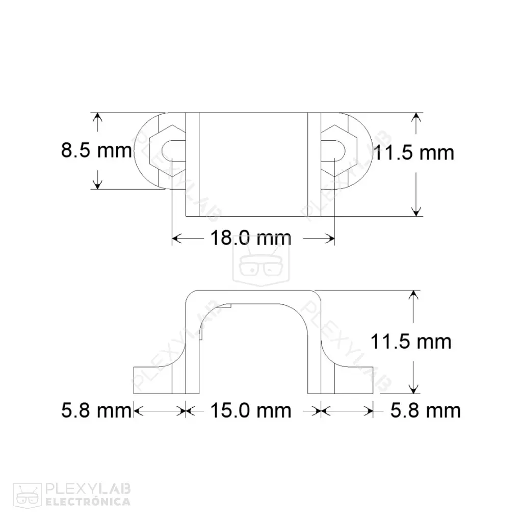 par-de-soportes-para-ga12-n20-micro-motorreductor-brackets-de-pololu-para-micromotor-con-engranajes-de-metal-004