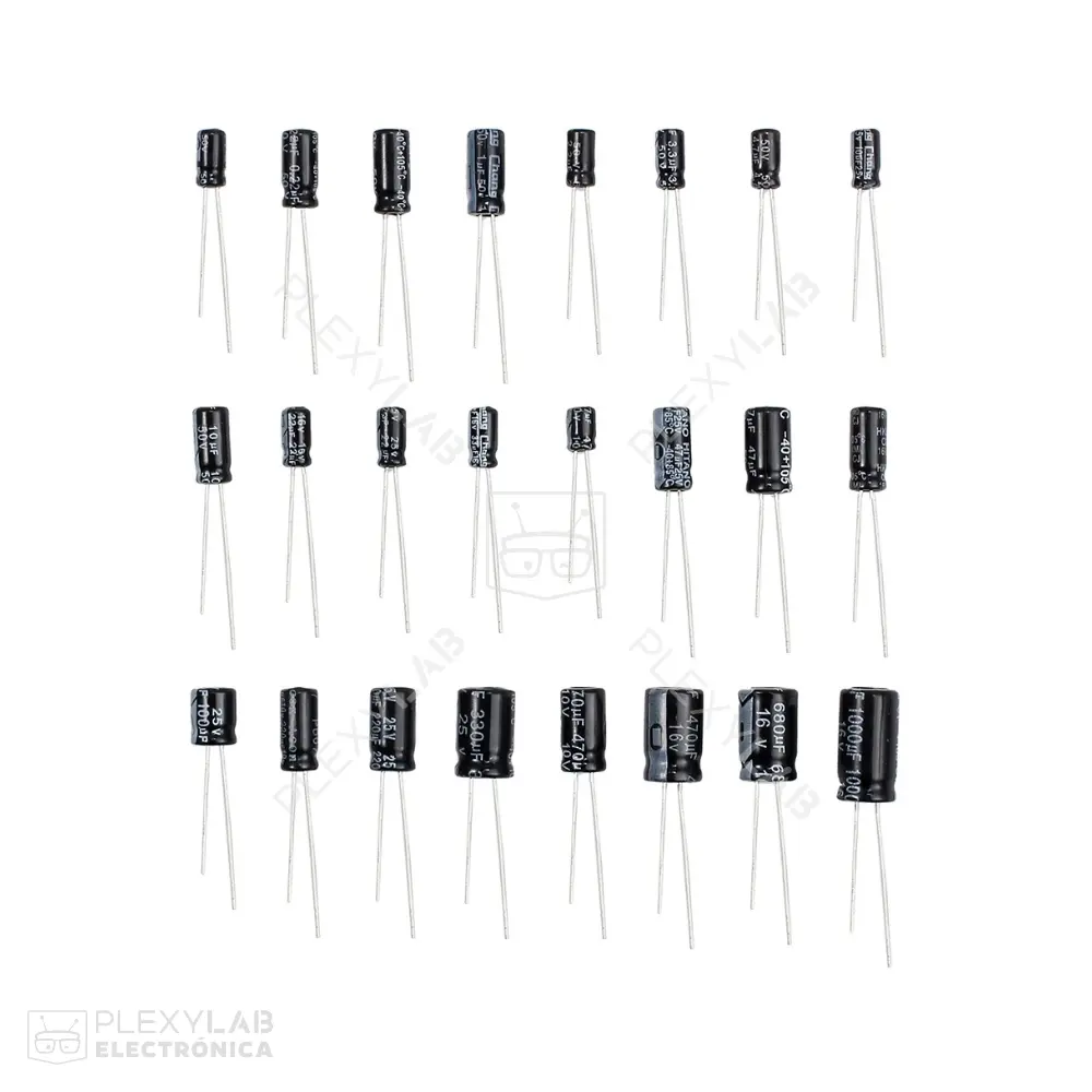 Capacitor condensador electrolítico