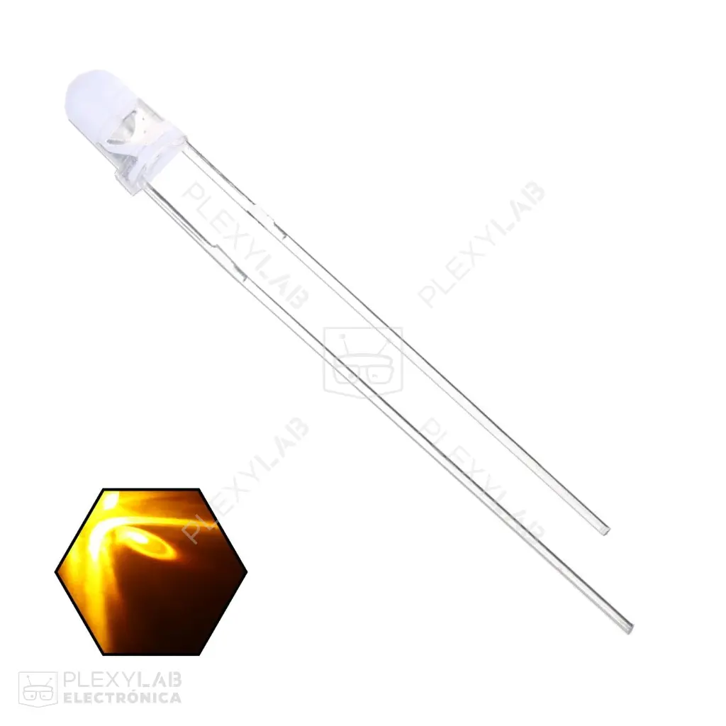 LED de alto brillo de 3 mm