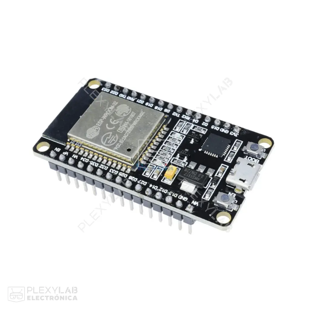 Módulo ESP32 con conector micro USB, driver CP2102, WiFi, Bluetooth, DevKitC ESP32-WROOM-32