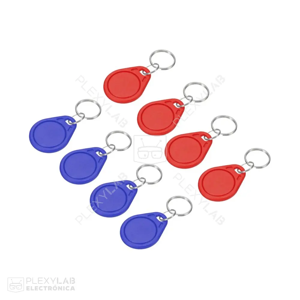 Llavero tag RFID NFC de 13.56 MHz regrabable R/W con ID fija de proximidad de acceso magnética