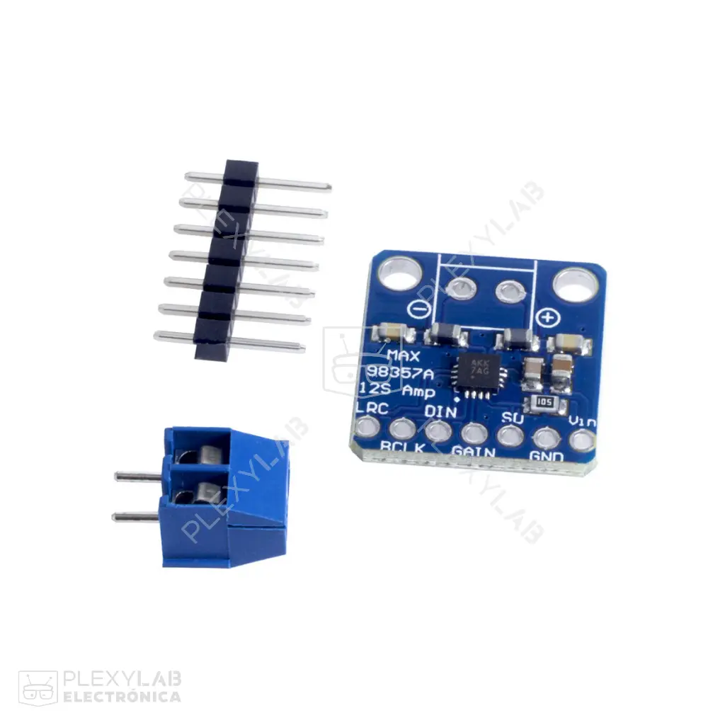 Módulo amplificador de audio MAX98357 Mono I2S 3W Clase D