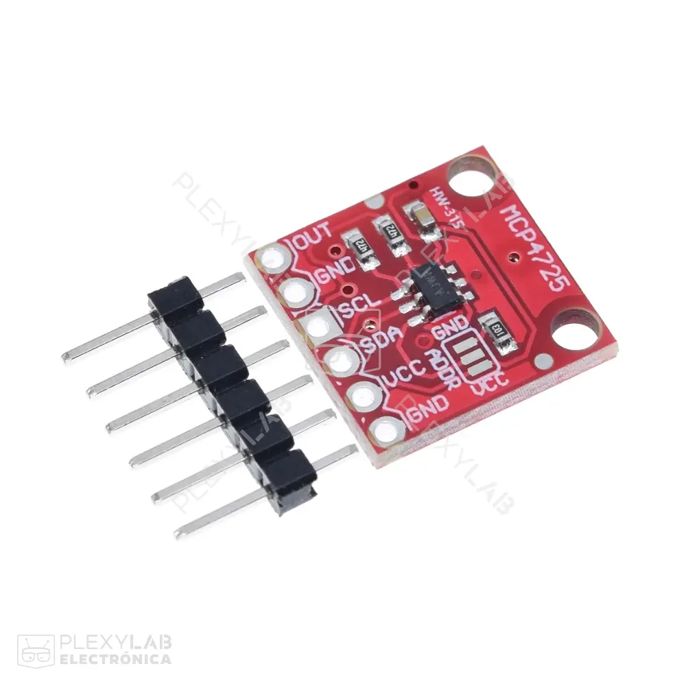 Módulo convertidor digital a analógico DAC MCP4725 I2C