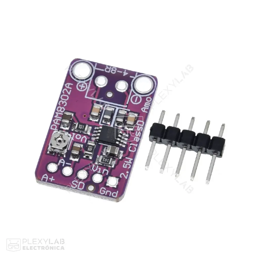 Módulo amplificador de audio PAM8302A mono clase D 2.5W