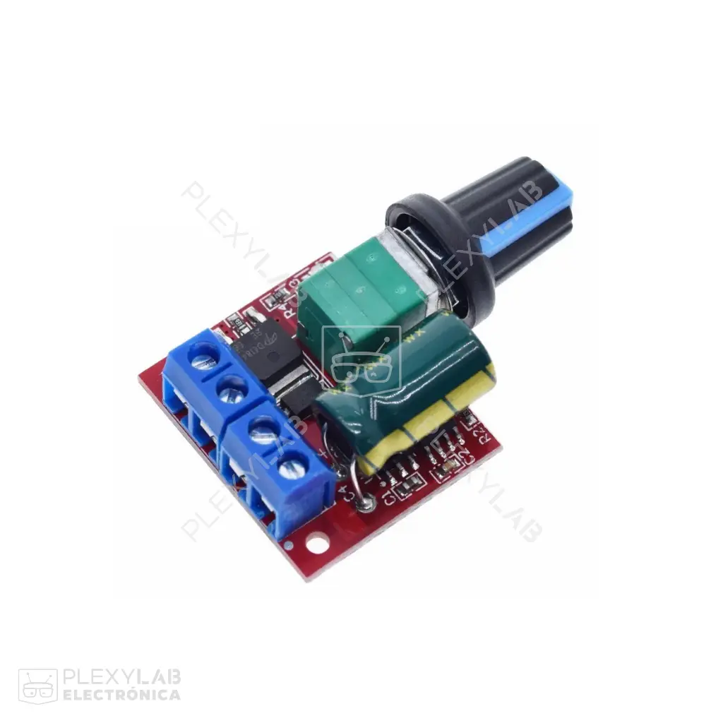 Módulo controlador de velocidad motores PWM de 5A 4.5V-35V