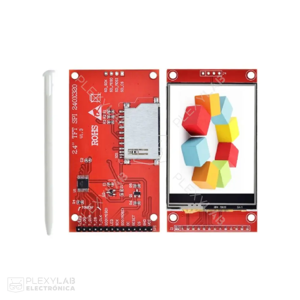 Pantalla LCD táctil TFT de 2.4" ST7789V de 14 pines Arduino