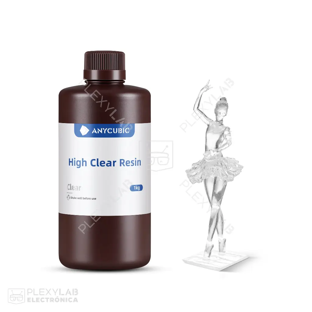 Resina Anycubic High Clear UV 405 nm 1 kg