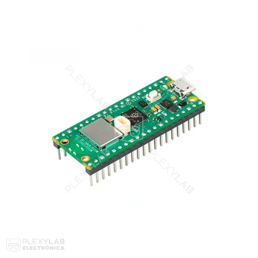 Raspberry Pi Pico WH RP2040 con WiFi y header soldado