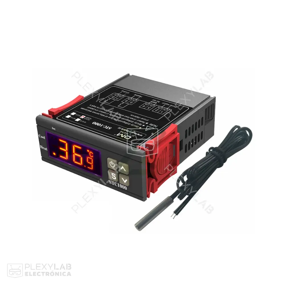 Termostato digital incubadora STC-1000 110 VAC