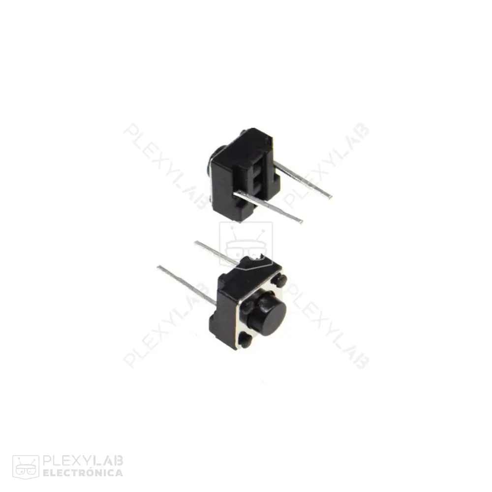 Pulsante pulsador de 2 pines de 6x6x5 mm