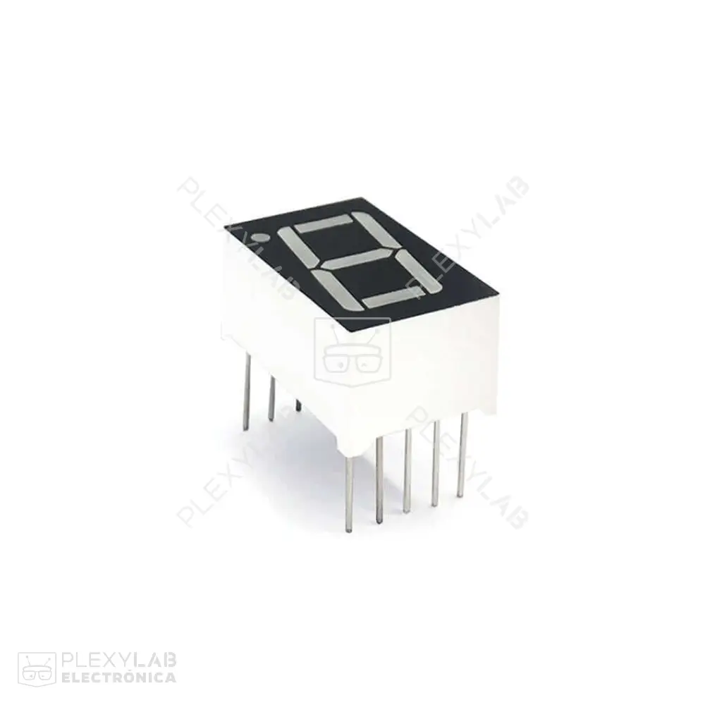 Display de 7 segmentos cátodo común 0.56" 5161AS rojo