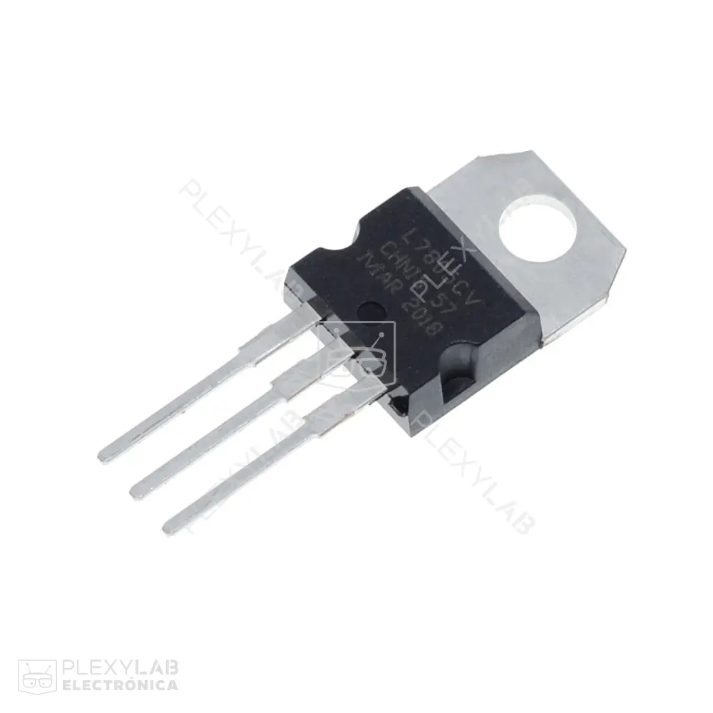L7805 Regulador de voltaje 5V, encapsulado TO-220