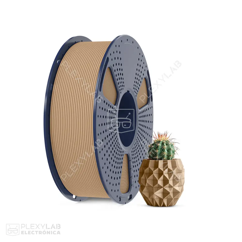 Filamento PLA Madera para impresión 3D, 1kg, 1.75mm, marca SUNLU