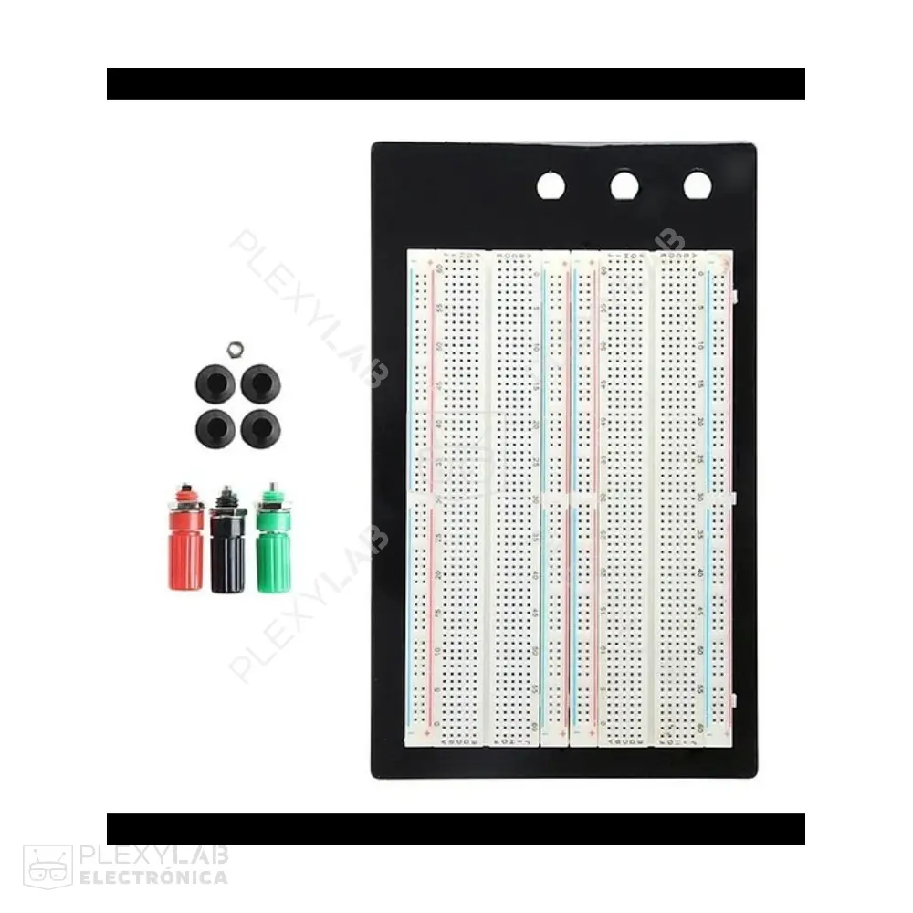 Protoboard de 1660 puntos, doble hilera