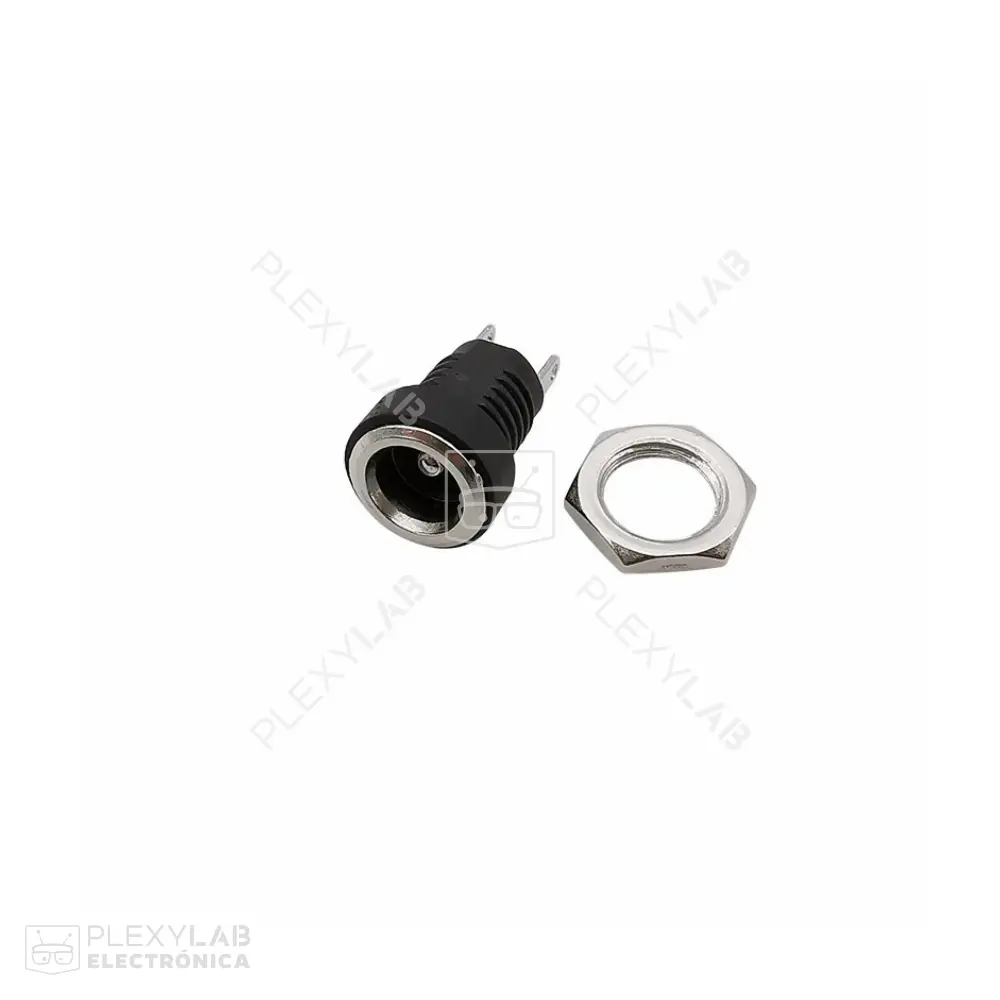 Conector Jack-Hembra DC-022B para Plug de 5.5x2.1 mm