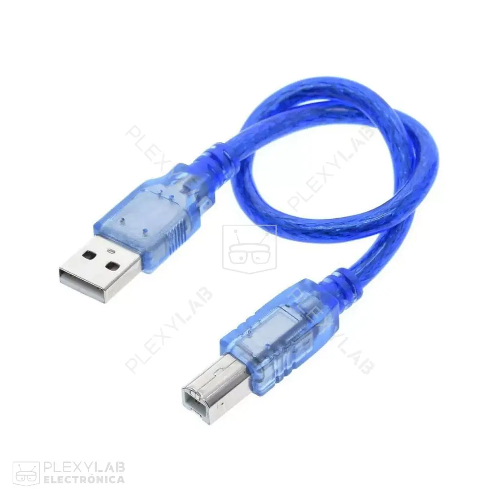 Cable de datos para Arduino UNO o MEGA, USB A a USB B