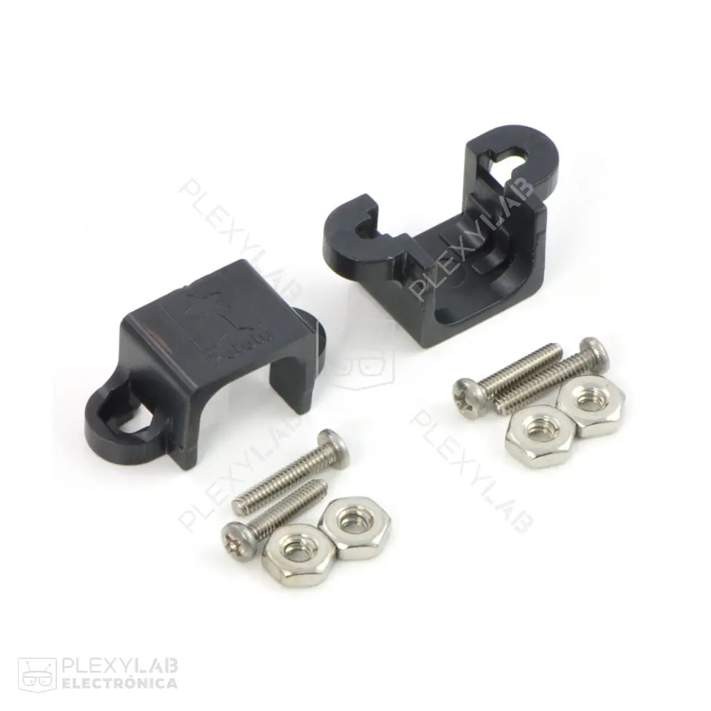 Par de soportes para GA12-N20 micro motorreductor brackets de Pololu para micromotor con engranajes de metal