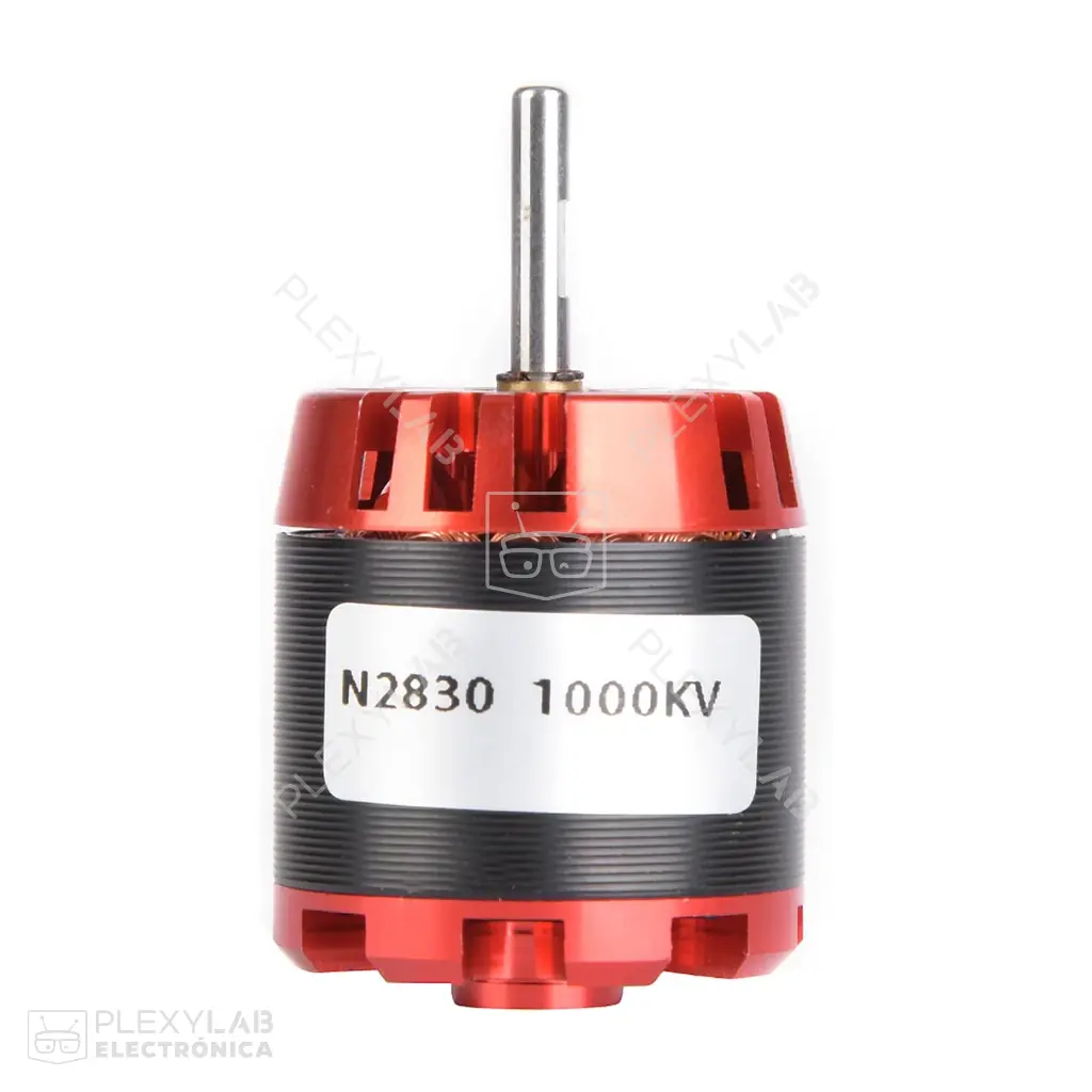 Motor brushless N2830 1000KV sin escobillas con conectores soldados