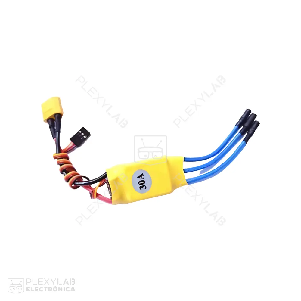 Controlador de velocidad ESC con conector XT60, 30A 