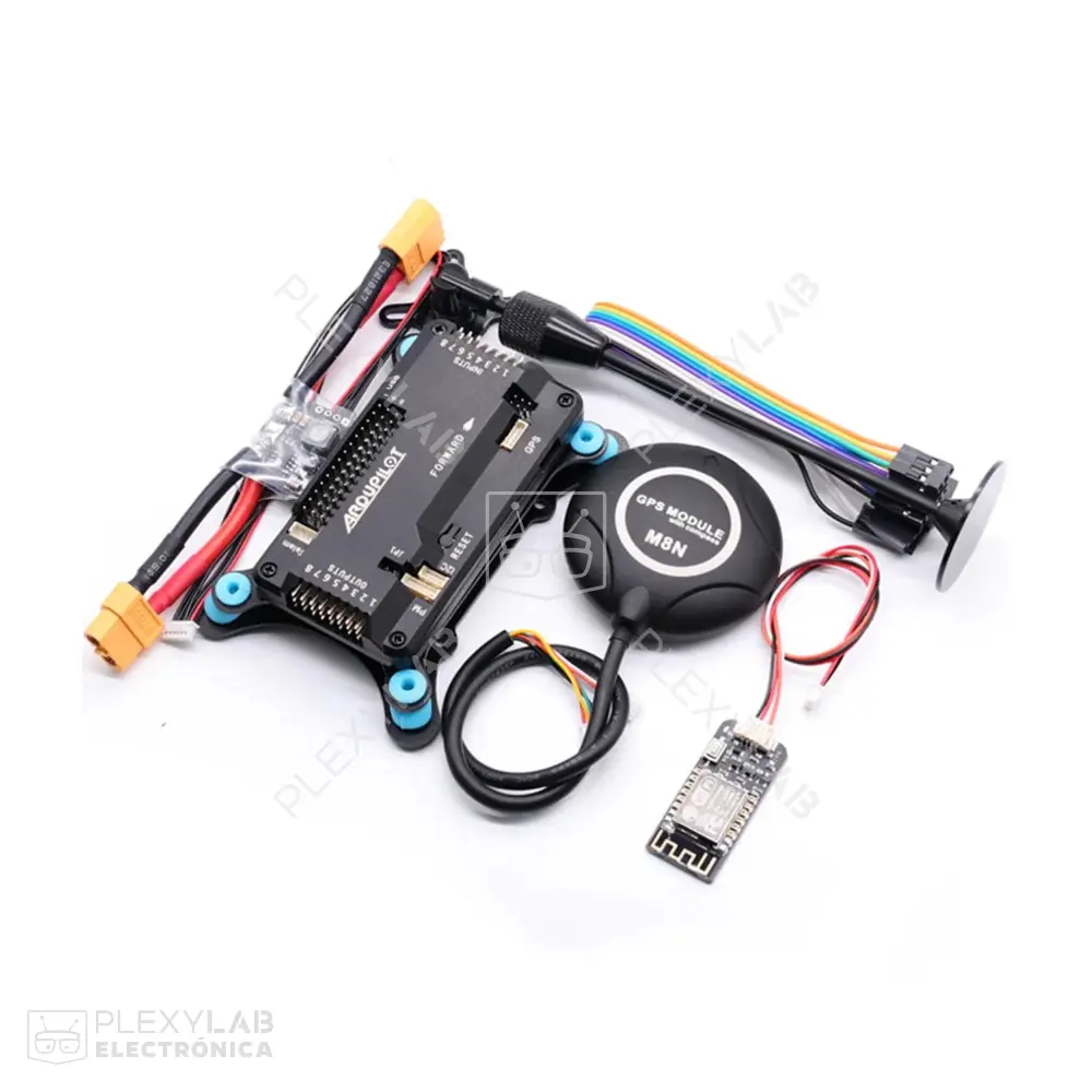 Controlador de vuelo Arducopter Ardupilot APM 2.8 con GPS y accesorios