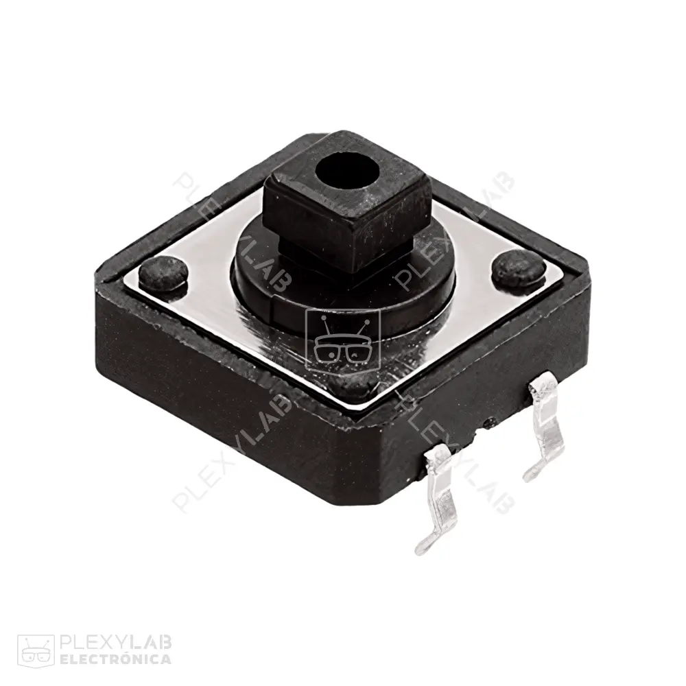 Pulsante pulsador de 4 pines de 12x12x7 mm compatible con tapa