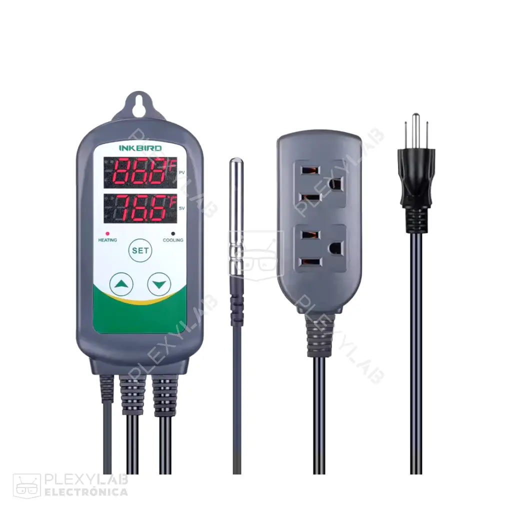 Termostato digital ITC-308, INKBIRD 1000W 110/220 VAC 10 A
