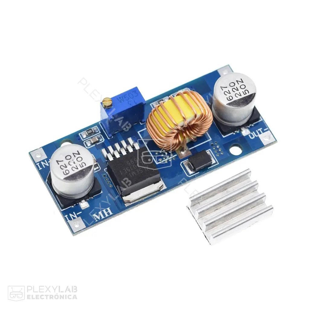 Módulo regulador de voltaje Step Down DC-DC ajustable XL4015 de 5A 