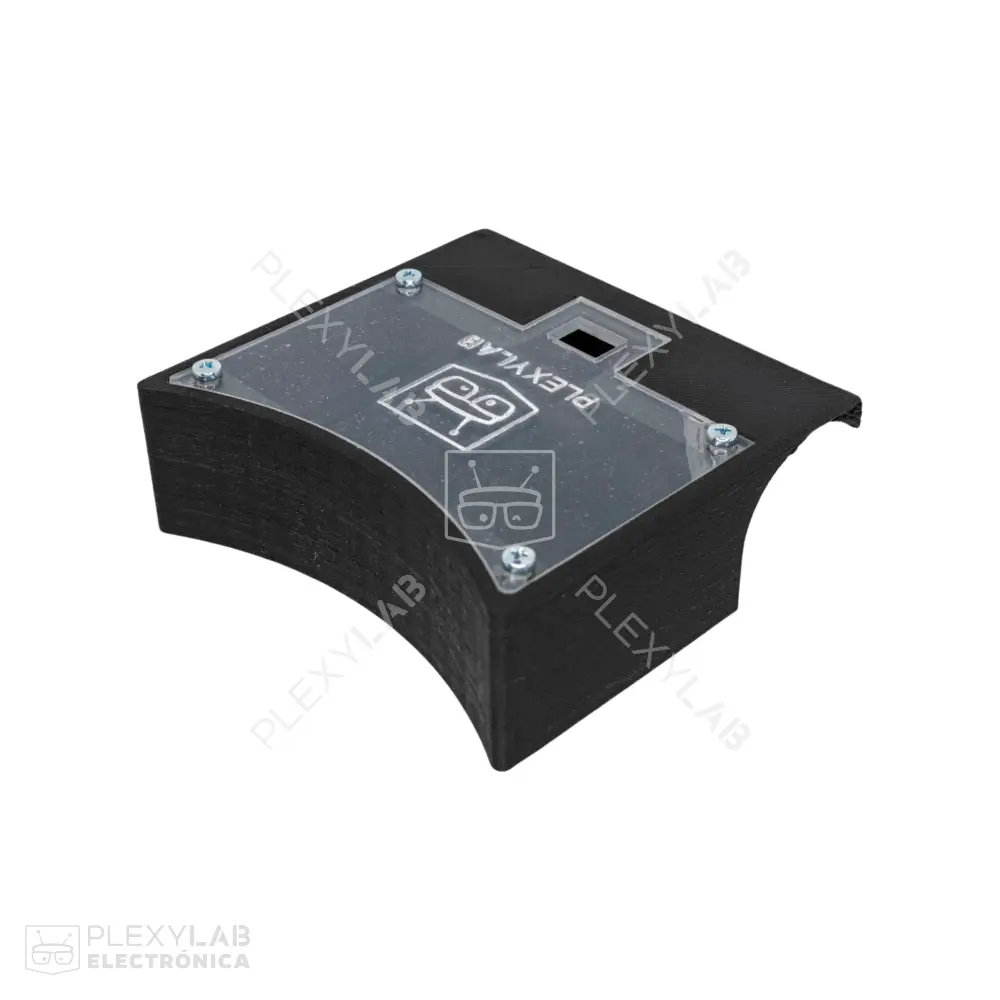 Chasis robot soccer profesional de 10x10 cm en impresión 3D con acrílico para motores GA12 N20 