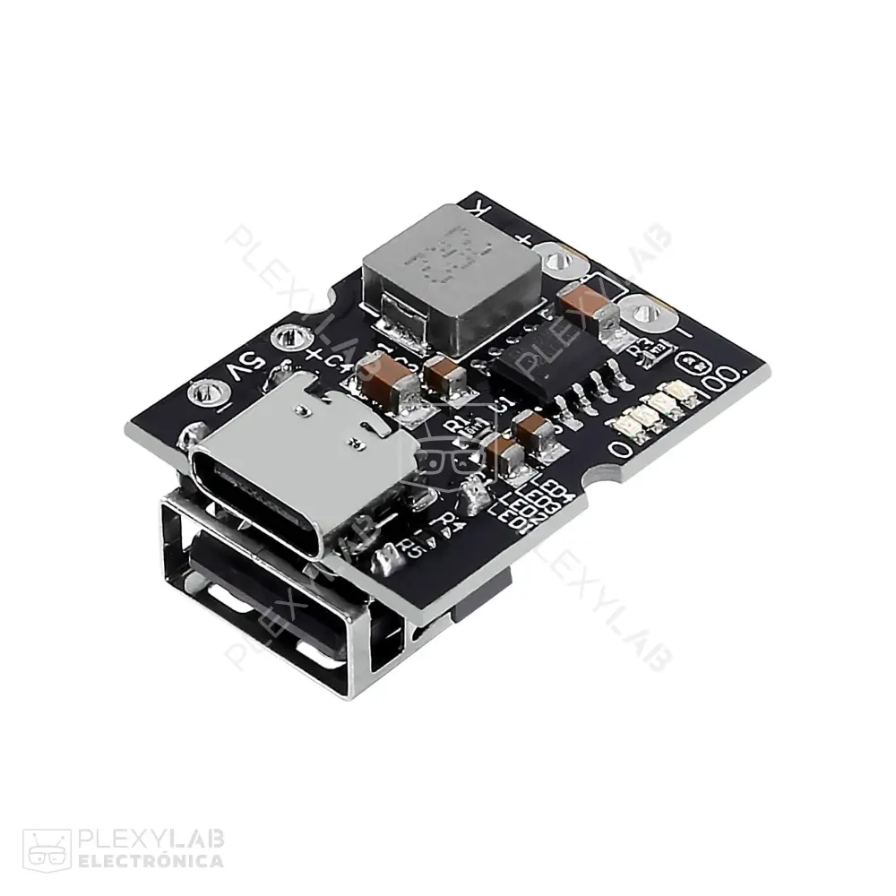 SM5308 Módulo cargador de batería de Litio USB Tipo C de 5V 2A