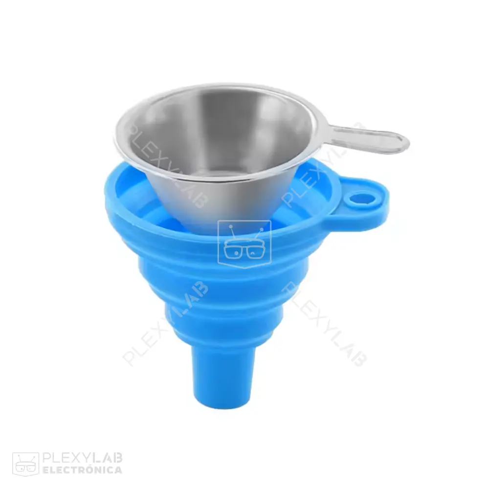 Filtro de acero con embudo de silicona para resina para impresora 3D 