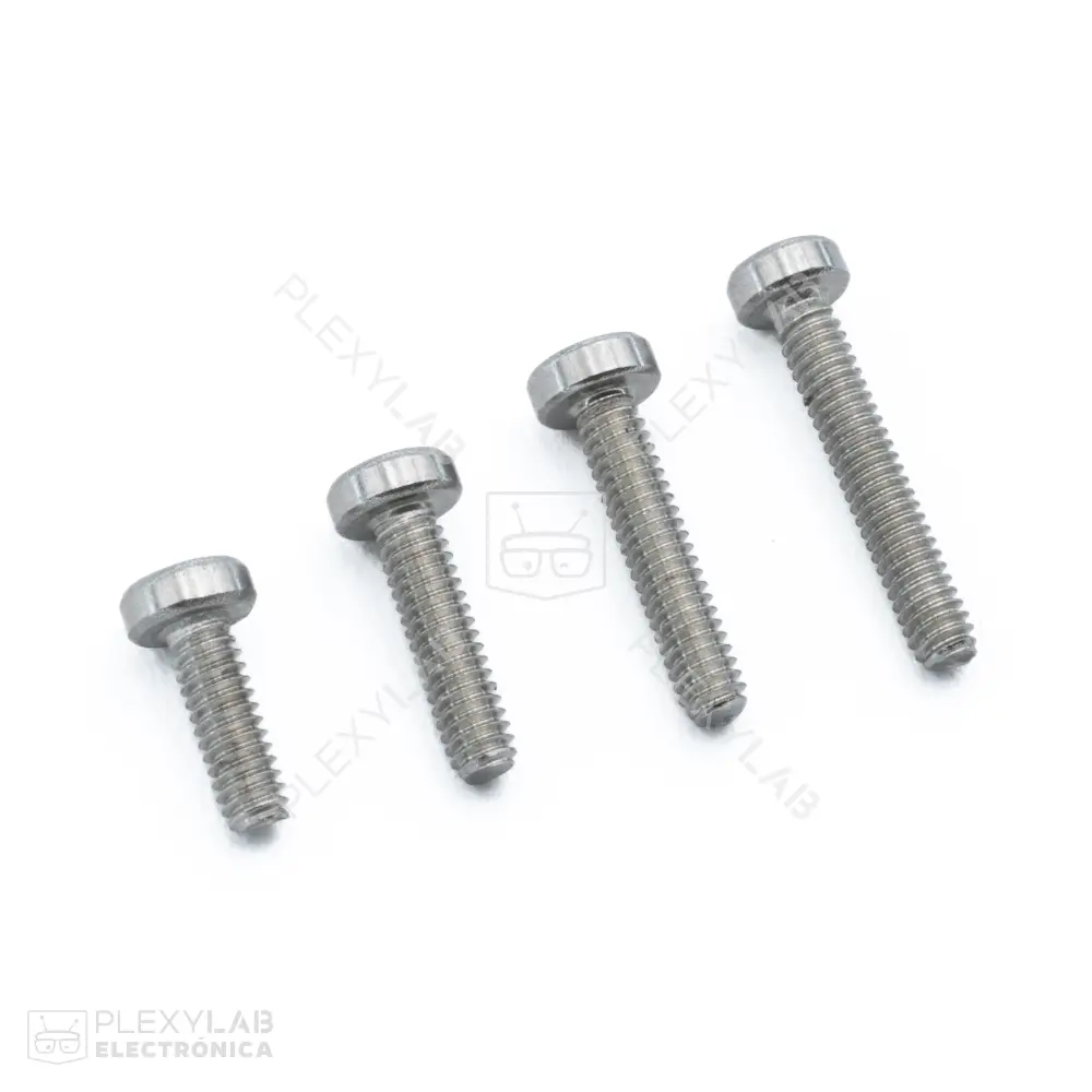 Tornillo M2 cabeza hexagonal (Allen) acero inoxidable DIN 912 