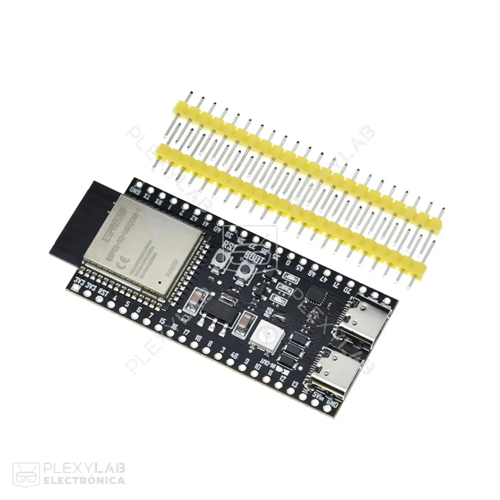 ESP32-S3 N16R8 Módulo DevKitC, IoT WiFi y Bluetooth 5.0, doble USB-C, Placa de desarrollo 