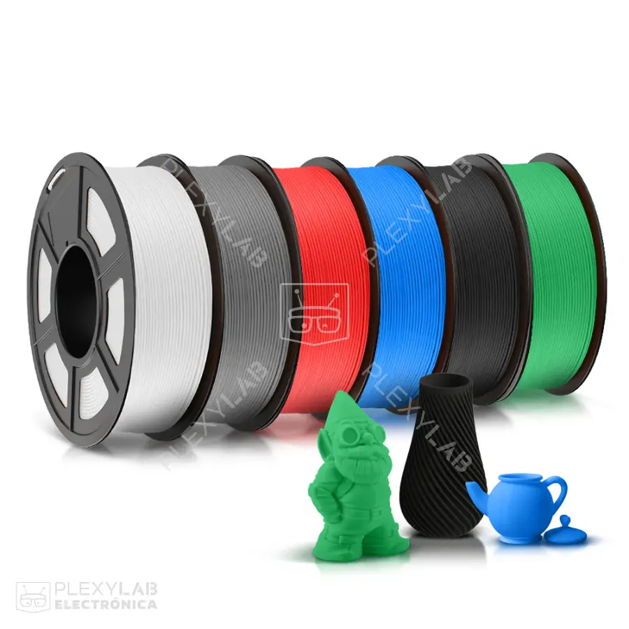 Filamento PLA Mate para impresión 3D, 1kg, 1.75mm, marca SUNLU