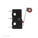 Micro switch sensor fin carrera KW12-3 con rodillo 20x10x6.5mm palanca de 19mm 125V-250V 5A
