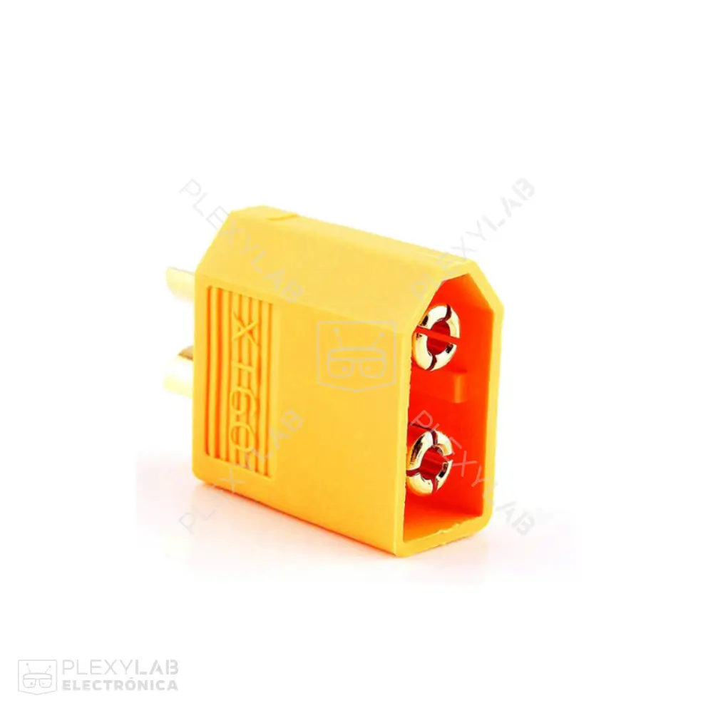 Conector AMASS XT60U 2 pines, 20 A, para baterías LiPo