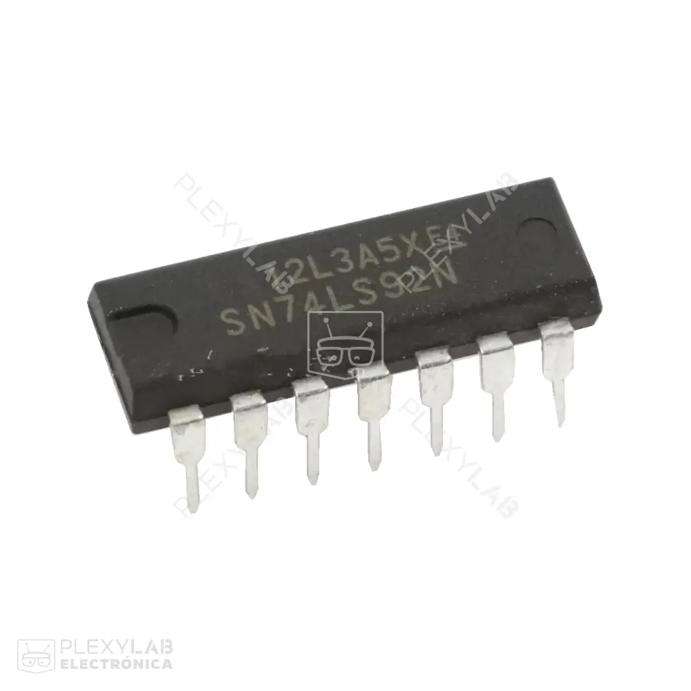 Circuito integrado 74LS92 contador divisor por 12