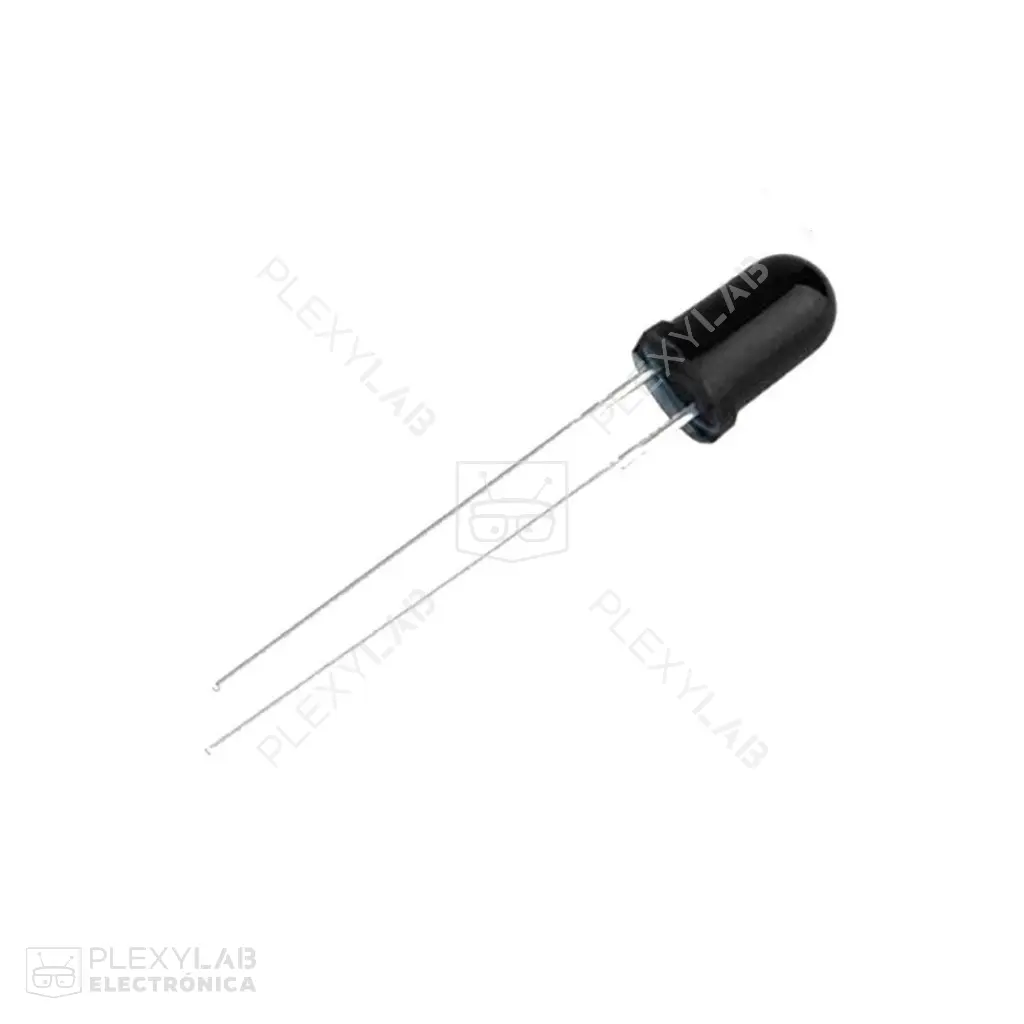 LED infrarrojo IR receptor de 940 nm de 5 mm | PLEXYLAB