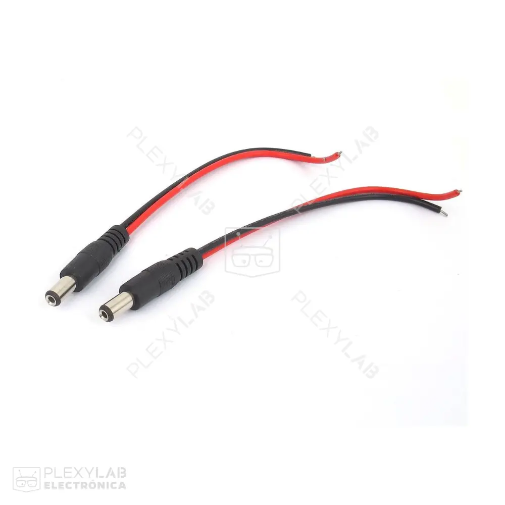 Cable con conector Plug de 5.5x2.1 mm