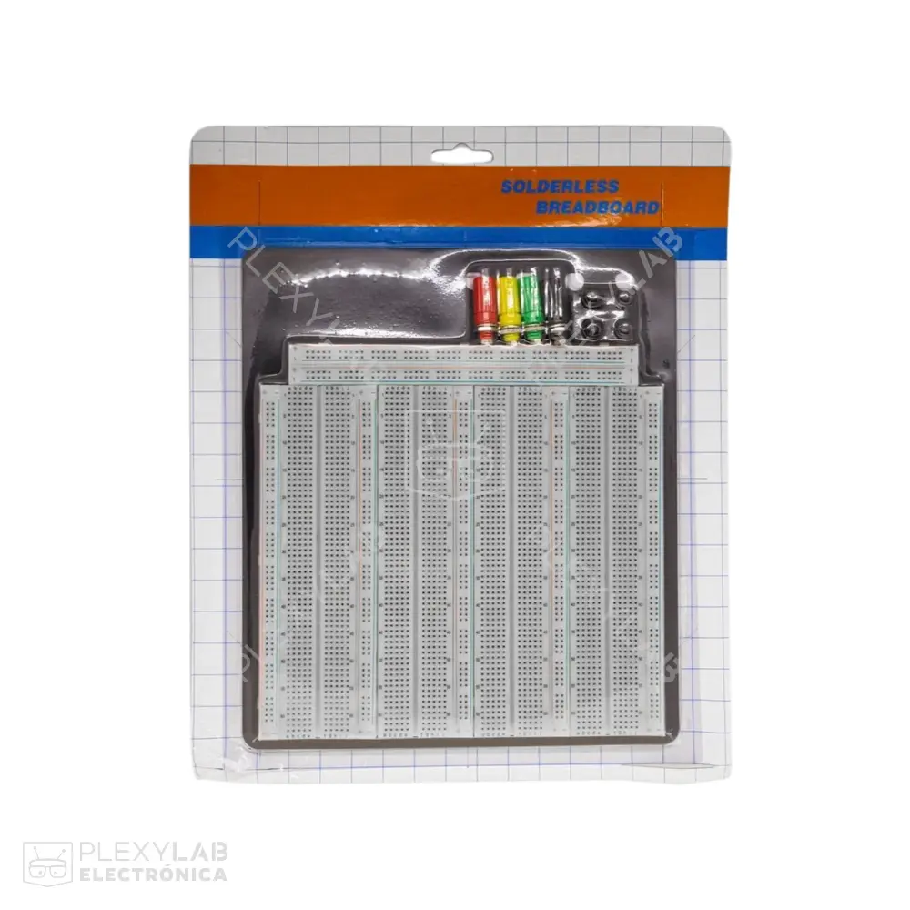 Protoboard de 4 regletas 3220 puntos 