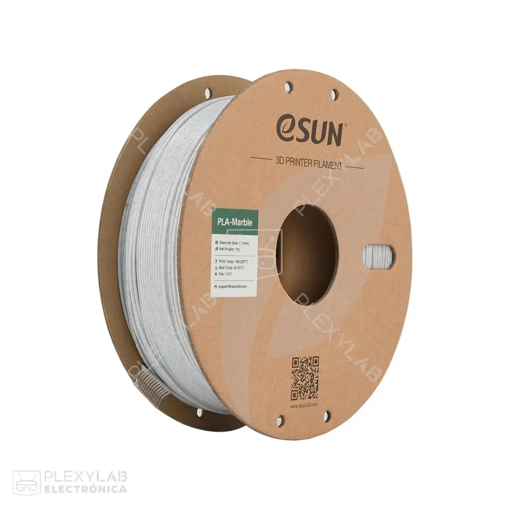 Filamento PLA-Marmol ESUN para impresión 3D, 1kg, 1.75mm